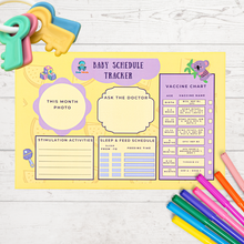 Load image into Gallery viewer, ZulaMinds Magnetic Baby Milestone Tracker
