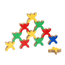 Load image into Gallery viewer, Men Pyramid - Colorful wooden game
