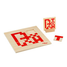 Load image into Gallery viewer, Make the pattern - Wooden puzzle

