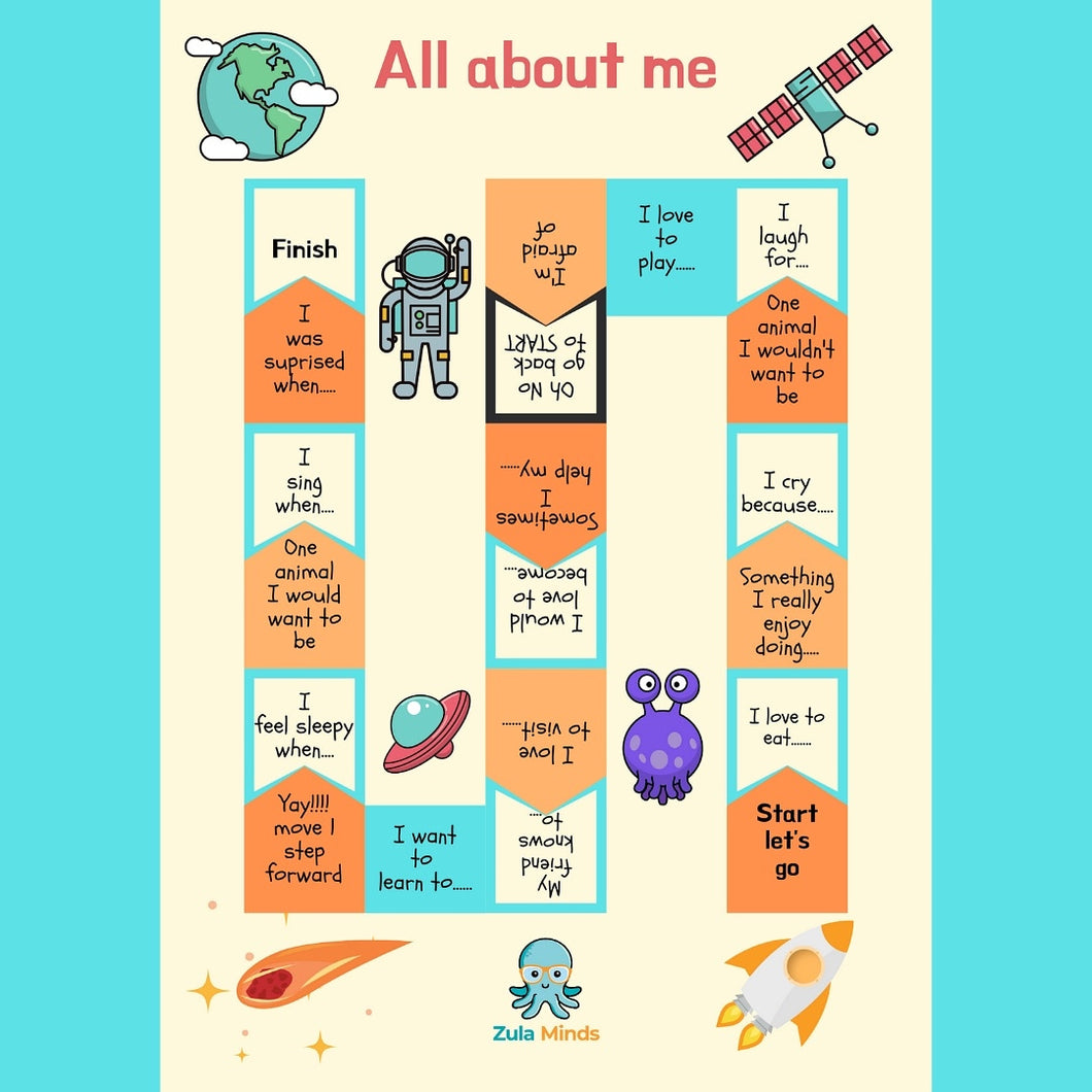 All about me - conversation starter game