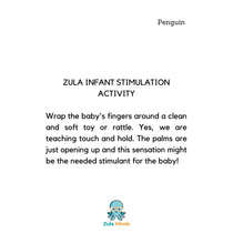 Load image into Gallery viewer, ZulaMinds Infant Stimulation Kit -  Sample stimulation activity 

